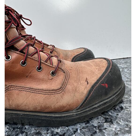 Mens Sz 11 RED WING Brown Waterproof Boots Steel Toe ASTM F2413-11 main image 13